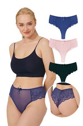 شورت سایز بزرگ رنگی زنانه فاق نرمال Cottonhill - کد 217699561