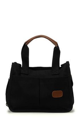 کیف دستی مشکی زنانه پارچه ای Butigo - کد 857050395