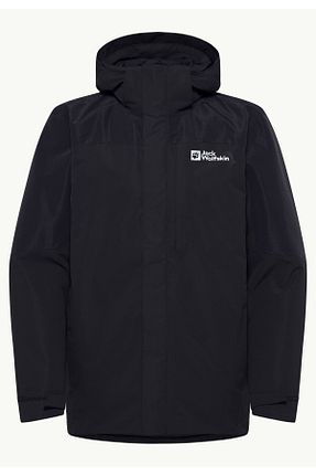 کاپشن مشکی مردانه رگولار Jack Wolfskin - کد 928440810