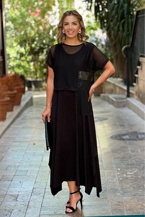 لباس مشکی زنانه بافتنی Nevin Kaya Moda - کد 928440701