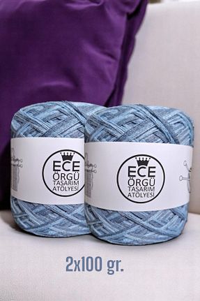 نخ بافندگی آبی Ece Örgü Tasarım Atölyesi - کد 928460306