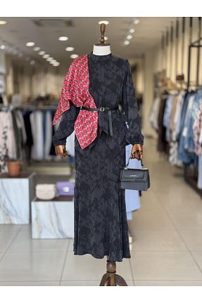 ست بالاتنه و پائین تنه حجاب مشکی زنانه رگولار esila store - کد 928484303