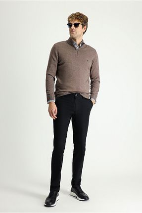 شلوار مشکی مردانه لیکرا Kiğılı - کد 852270878