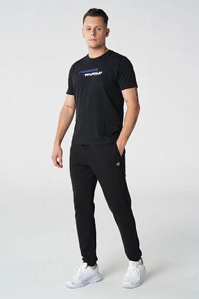 شلوار کرمگن مشکی مردانه رگولار hummel - کد 795545091