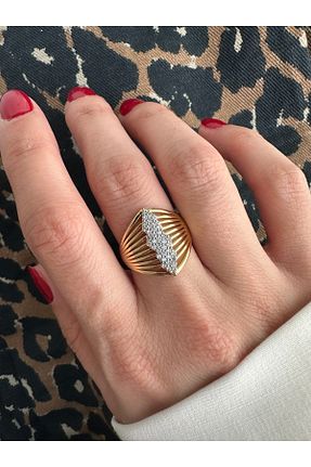 انگشتر جواهر متالیک زنانه زیرکن ringbox - کد 928500250