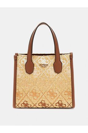 کیف دستی طلائی زنانه سایز متوسط Guess - کد 906173521