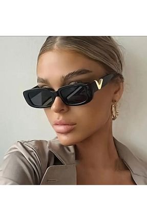عینک آفتابی مشکی زنانه UV400 SİLVER RÜYALAR - کد 928496437