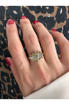 انگشتر جواهر متالیک زنانه زیرکن ringbox - کد 928511954