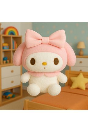 اسباب بازی مخملی صورتی بچه گانه 30 cm HigoToys - کد 928504306