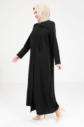 کلاه و ابایا مشکی زنانه بافتنی Beyza - کد 928513148
