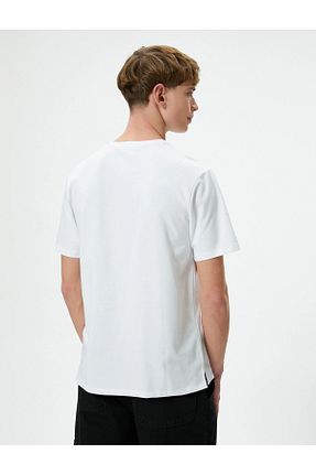 تیشرت سفید مردانه اورسایز FUSİON AND WEAR - کد 928513237