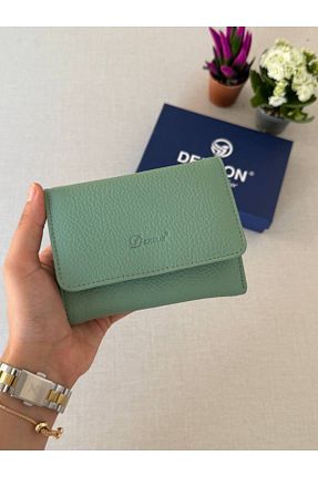 کیف پول سبز زنانه ابعاد کوچک Derkon - کد 928502054