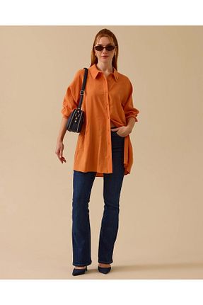 تونیک حجاب نارنجی Relaxed SEÇİL - کد 928514853