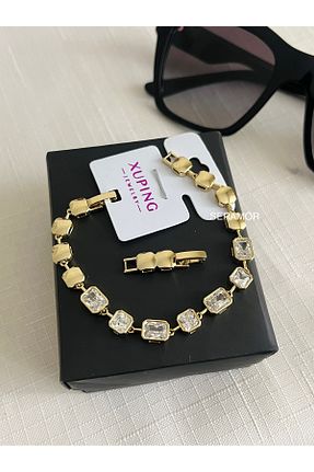 دستبند استیل (فولاد) زرد بچه گانه استیل ضد زنگ XUPING JEWELRY - کد 928518954