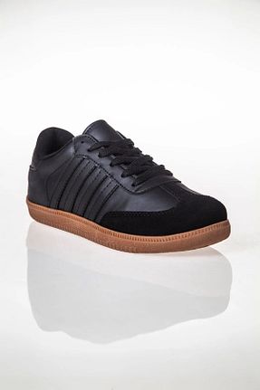 کفش اسنیکر مشکی زنانه بند دار Spor Model - کد 928517603