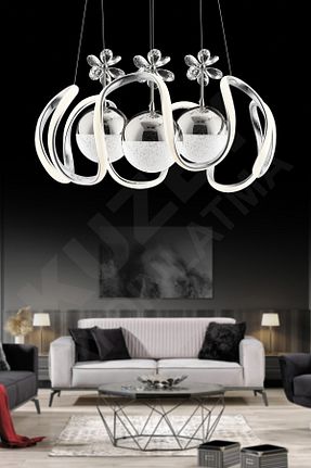 لوستر متالیک فلزی KUZEY AYDINLATMA - کد 925579983