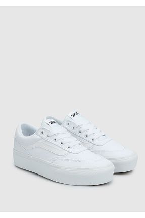 کفش اسنیکر سفید زنانه بند دار Vans - کد 926573377