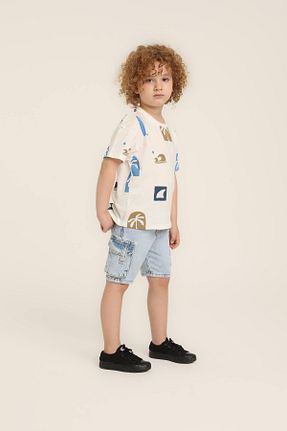 ست بالاتنه و پائین تنه رنگی بچه گانه جین Marka Sensin Kids - کد 928801304