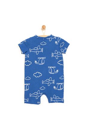 سرهمی آبی بچه گانه آستین کوتاه ebebek Hello Baby - کد 928535064