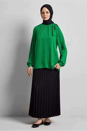 بلوز حجاب سبز زنانه رگولار Alvina - کد 928551754