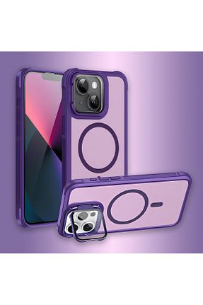 کاور و قاب بنفش iPhone 15 Caseji - کد 928554500