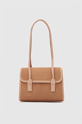 کیف دوشی قهوه ای زنانه جیر Shule Bags - کد 869825706