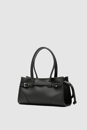 کیف دوشی مشکی زنانه چرم مصنوعی Shule Bags - کد 900828526