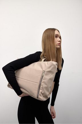 کیف دوشی بژ زنانه پارچه ای Shule Bags - کد 763991840