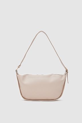 کیف دوشی بژ زنانه چرم مصنوعی Shule Bags - کد 838643275