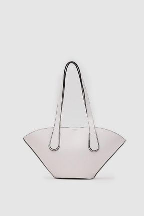 کیف دوشی سفید زنانه چرم مصنوعی Shule Bags - کد 844508807