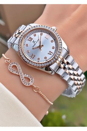 ساعت مچی متالیک زنانه 36-40 میلی متر Daniel Klein - کد 255887343