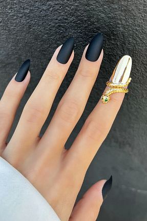 انگشتر جواهر طلائی زنانه فلزی TakıDolabı - کد 750783343