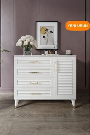 آینه کنسول سفید Suntalam mapahomeliving - کد 928560809