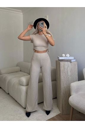 ست بالاتنه و پائین تنه رنگی زنانه بافتنی Zora Butik - کد 928561733