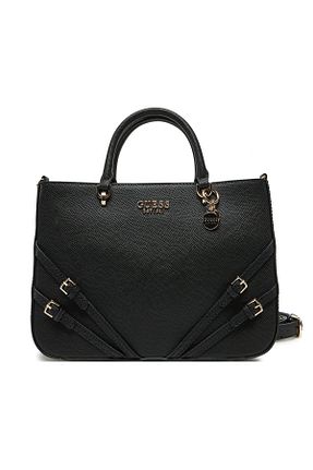 کیف دوشی مشکی زنانه چرم مصنوعی Guess - کد 927345578