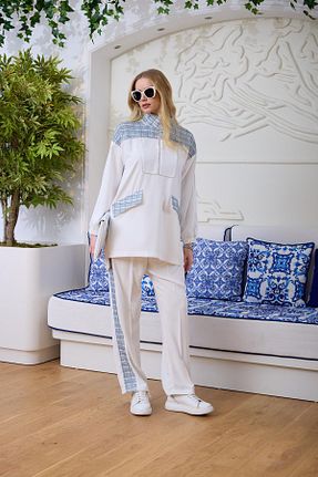 ست بالاتنه و پائین تنه حجاب رنگی زنانه Fitted Moodbasic - کد 928581578