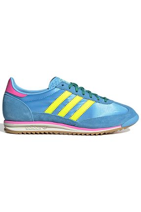 کفش اسنیکر فیروزه ای زنانه بند دار adidas - کد 924351720