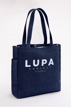 کیف ساحلی سرمه ای پارچه ای LUPA PROJECT İSTANBUL - کد 928926813