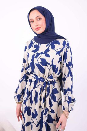 لباس حجاب سرمه ای زنانه رگولار benguen - کد 928588775