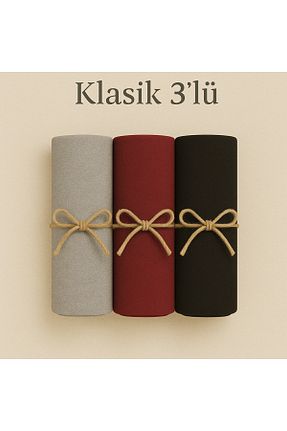 شال طوسی زنانه پنبه ای mim eşarp - کد 928586677