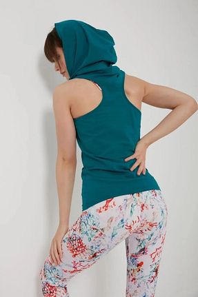 تیشرت اسپرت سبز زنانه اسلیم QUHOX - کد 928618504