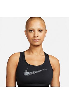 سوتین ورزشی مشکی زنانه پلی استر Nike - کد 928208211