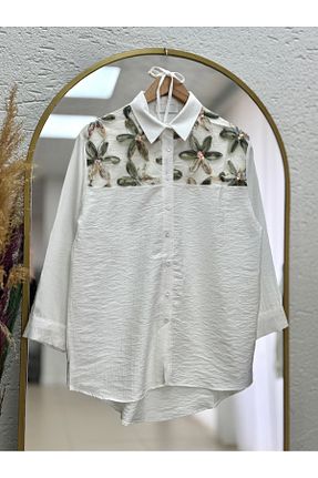 پیراهن حجاب خاکی رگولار Ebrar Store - کد 928631953