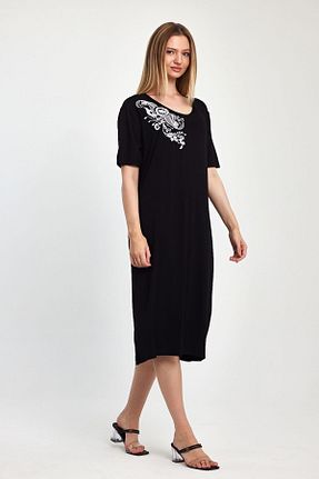 لباس مشکی زنانه بافتنی Markano - کد 838146841
