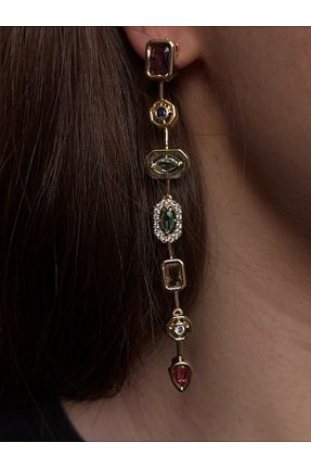 گوشواره استیل (فولاد) زرد بچه گانه استیل (فولاد) mysteriajewelry - کد 928518207