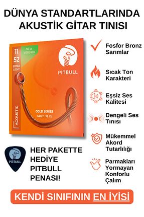 سیم گیتار Pitbull Strings - کد 102184389