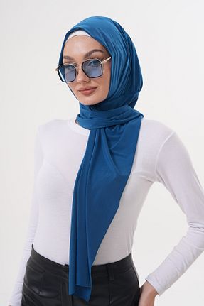 روسری آبی پنبه پلی استر Ritagarcia - کد 928636428