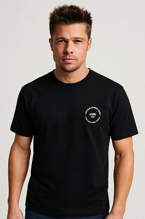 تیشرت مشکی زنانه رگولار Jack & Jones - کد 920958022