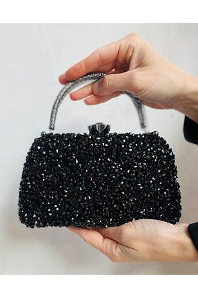 کیف مجلسی مشکی زنانه EVA Çanta Trend - کد 928645616