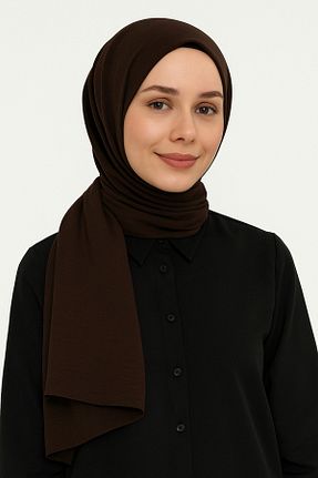 شال قهوه ای زنانه جاز mim eşarp - کد 896924232